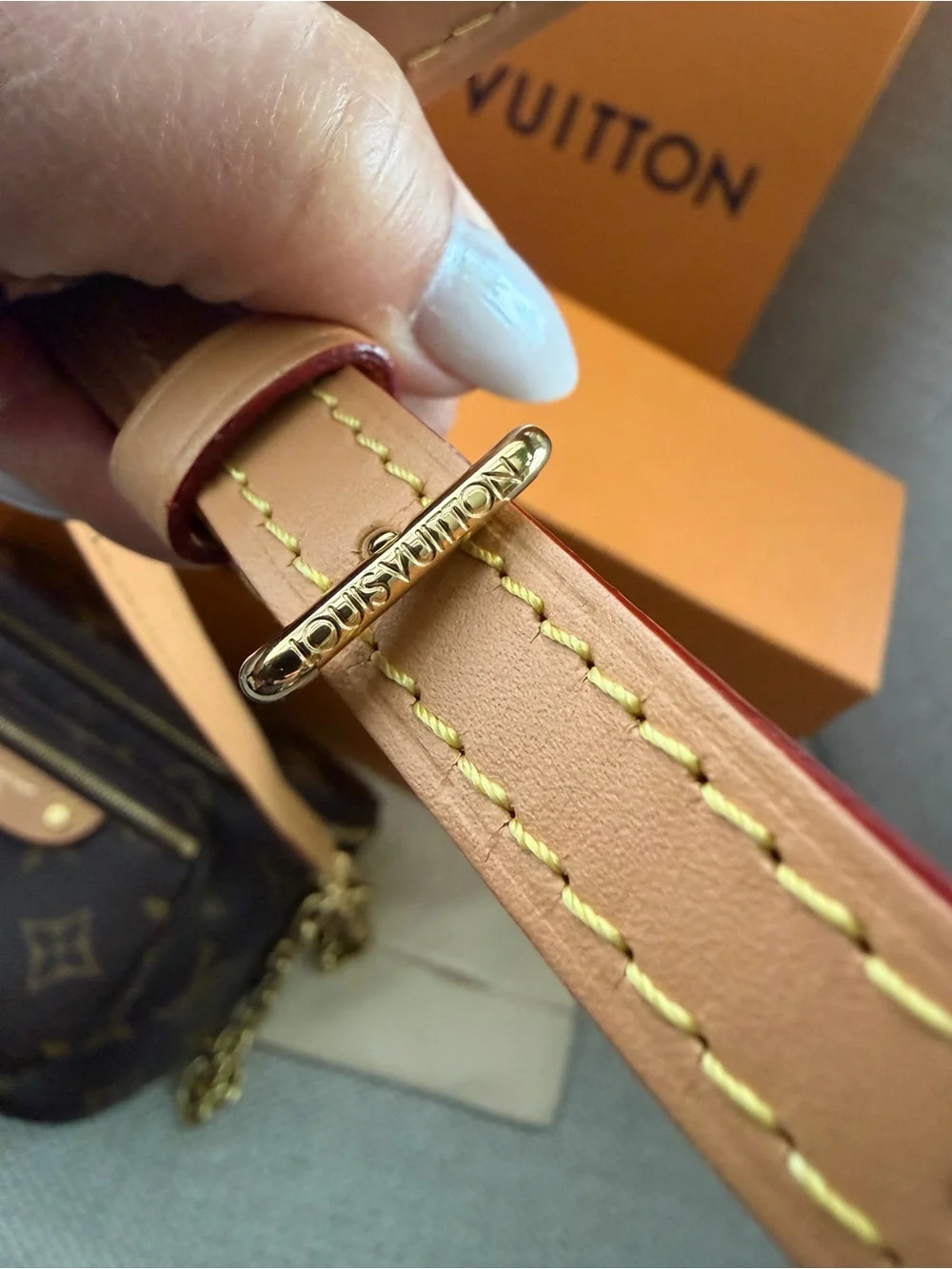 Louis Vuitton Monogram Brown Mini Bumbag